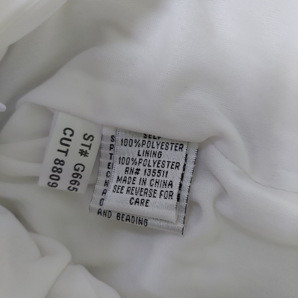 Glow size 20 trumpet mermaid wedding dress. Lace, mesh, appliqué. - Picture 10 of 16